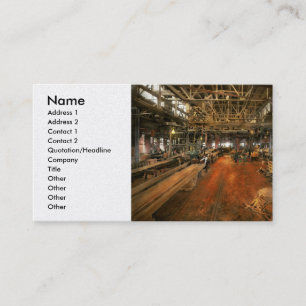 Woodworker - Board Stiff 1905 Business Card