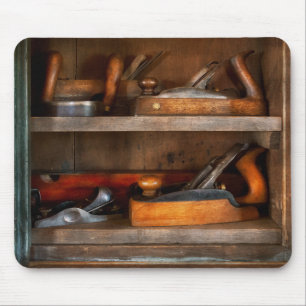 Woodworker -  Cabinetmaker's tools Mouse Mat