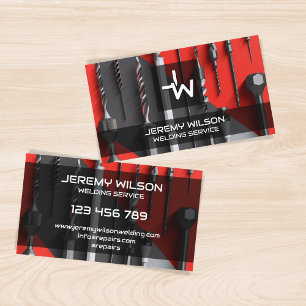 Woodworker Carpenter Construction Repair Handyman Business Card