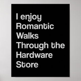 Woodworker Carpenter Hardware Store Shopping  Poster