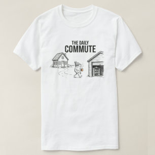 Woodworker Daily Commute Coffee – Funny Carpenter  T-Shirt