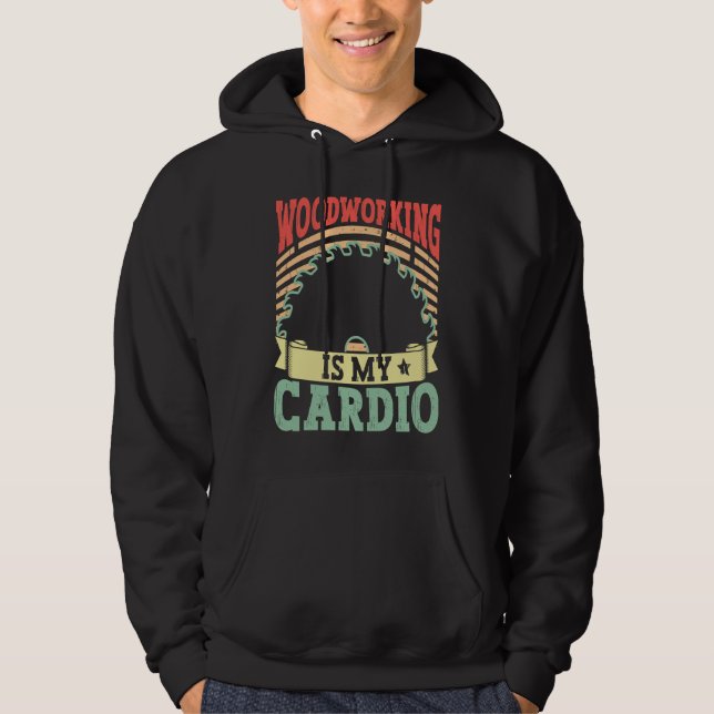 Woodworker Outfit Woodworking  Carpenter for Men   Hoodie (Front)
