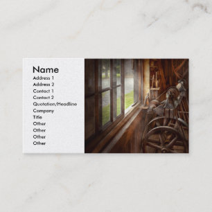 Woodworker - The art of lathing Business Card