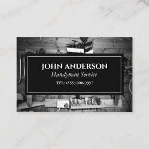 woodworker Tools Carpenter Handyman Business Card