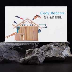 Woodworker Tools Handyman Carpentry Carpenter  Business Card