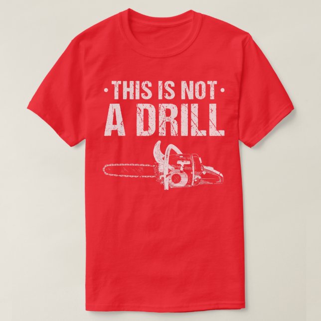Woodworking Clothes Men penter Chainsaw T-Shirt (Design Front)