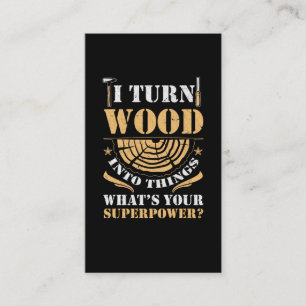Woodworking Dad Craftsman Husband Carpenter Business Card