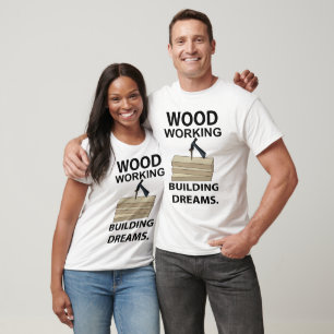 Woodworking Hammer Carpenter  T-Shirt