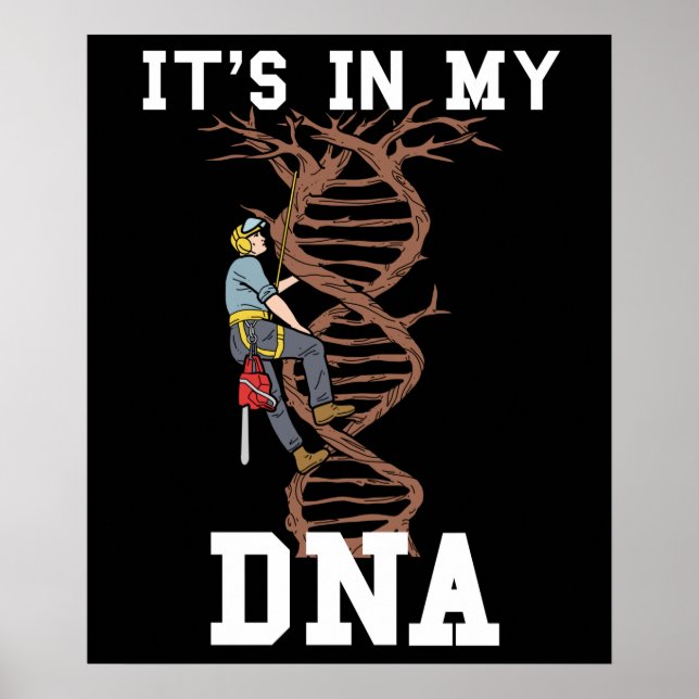 Woodworking Men Lumberjack Gifts Arborist Poster (Front)