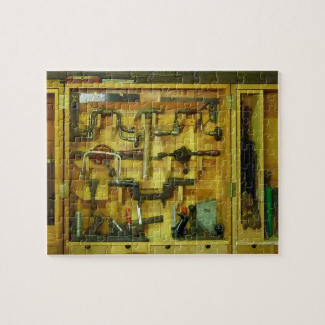 Woodworking Tools Jigsaw Puzzle (Horizontal)