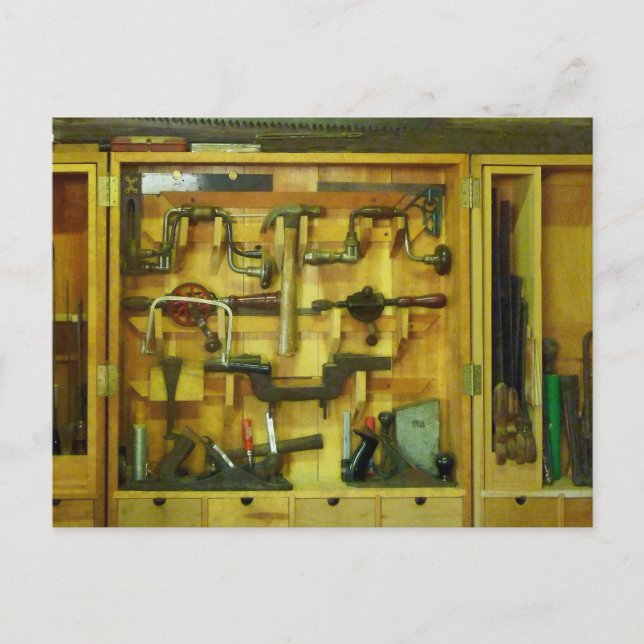 Woodworking Tools Postcard (Front)