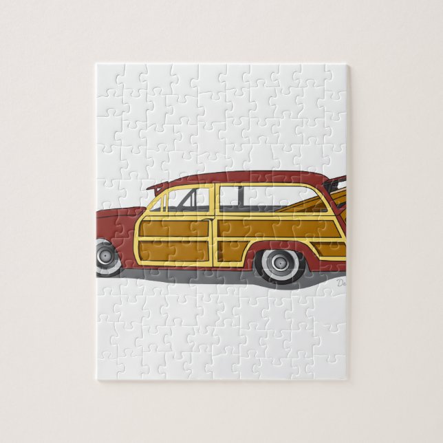 Woody Car Jigsaw Puzzle (Vertical)