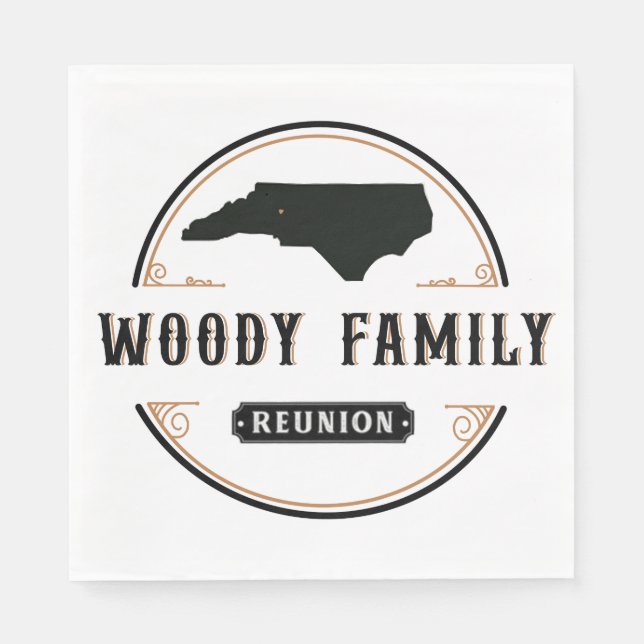 Woody napkin (Front)