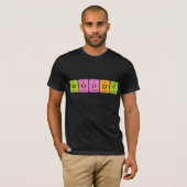 Woody periodic table name shirt (Front Full)