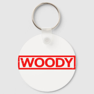 Woody Stamp Key Ring