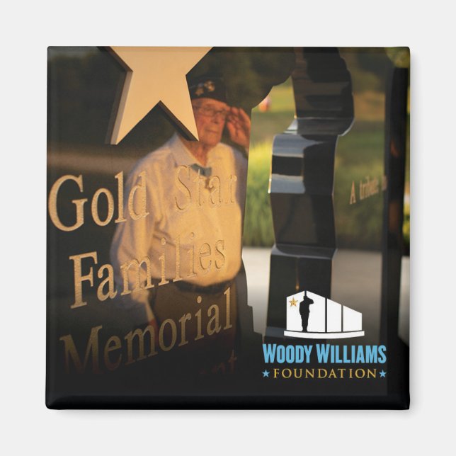 Woody Williams Saluting GSF Monument Magnet (Front)