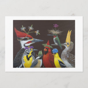 Woody's party flat card