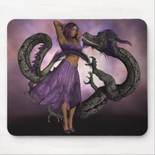 Wooed by the Dragon Mouse Mat