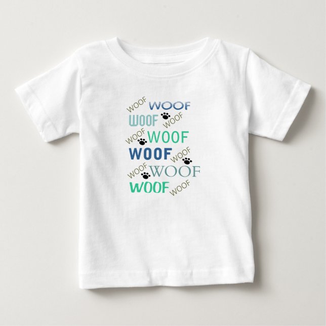 WOOF All Over Toddler Tee (Front)