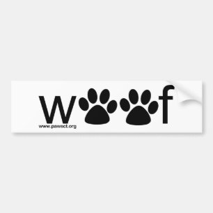 Woof Bumper Sticker