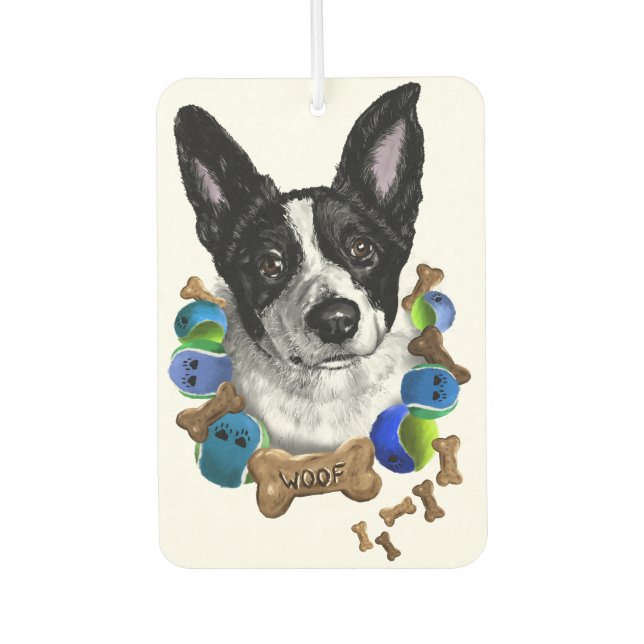 Woof! Car Air Freshener (Front)