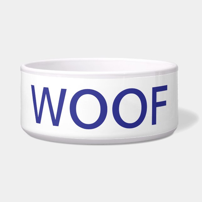WOOF dog bowl (Front)