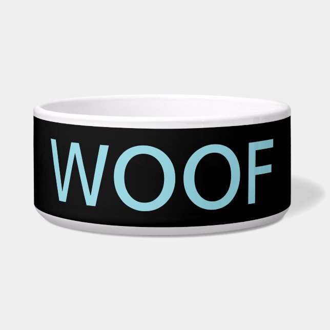 WOOF dog bowl (Front)