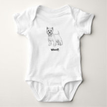 Woof! Doggy Baby Bodysuit - West Highland Terrier