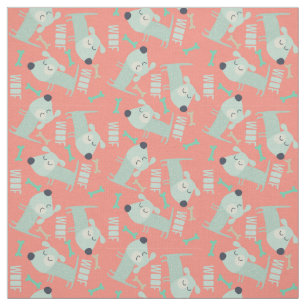 Woof Dogs and Bones Fabric
