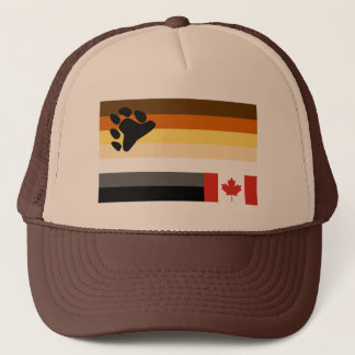 WOOF! EH? CANADIAN BEAR PRIDE TRUCKER HAT