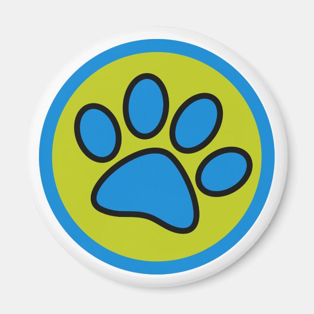 Woof Fridge Magnet (Front)