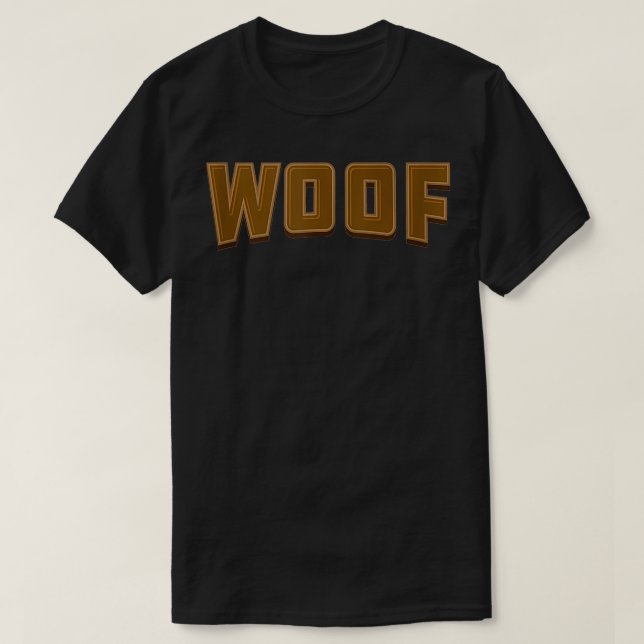 WOOF Gay Bear Pride LGBTQ  T-Shirt (Design Front)