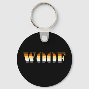 WOOF KEY RING