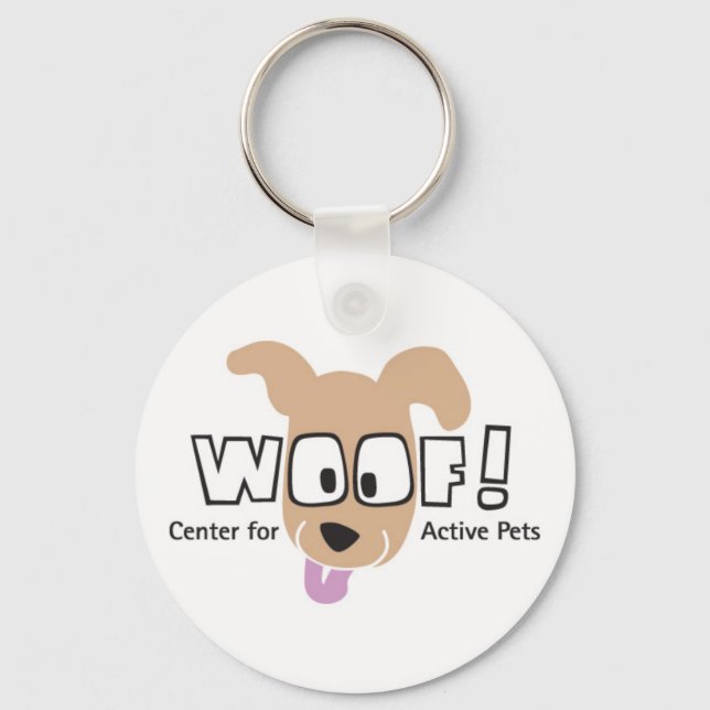 WOOF! Logo Merchandise Key Ring (Front)