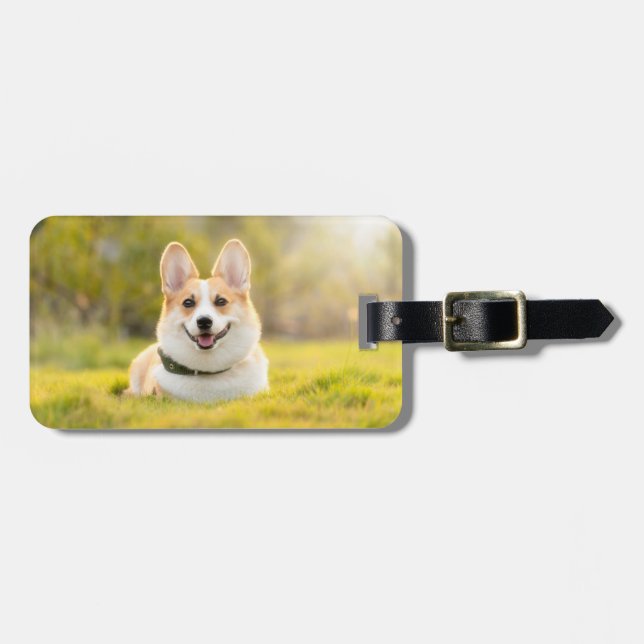 Woof! - luggage tag (Front Horizontal)