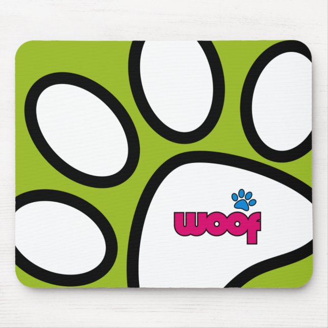 Woof Mousemat (Front)