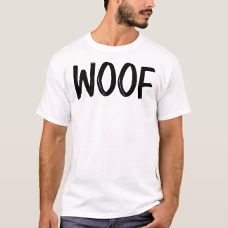 Woof Sticker T-Shirt