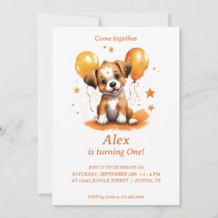 Woof-tastic Celebration: Birthday Party Invitation