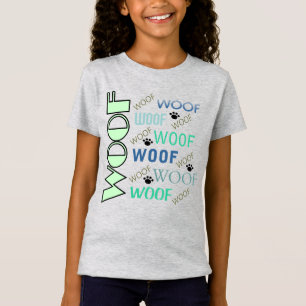 WOOF & WOOF With Paws Girls Tee