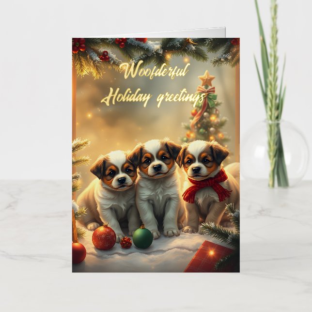 Woofderful holiday greetings ai (Front)