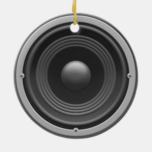 Woofer Ceramic Tree Decoration