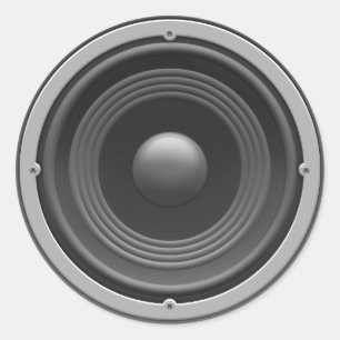 Woofer Classic Round Sticker