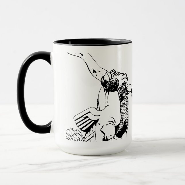 Woofus Mug with Ampersand (Left)