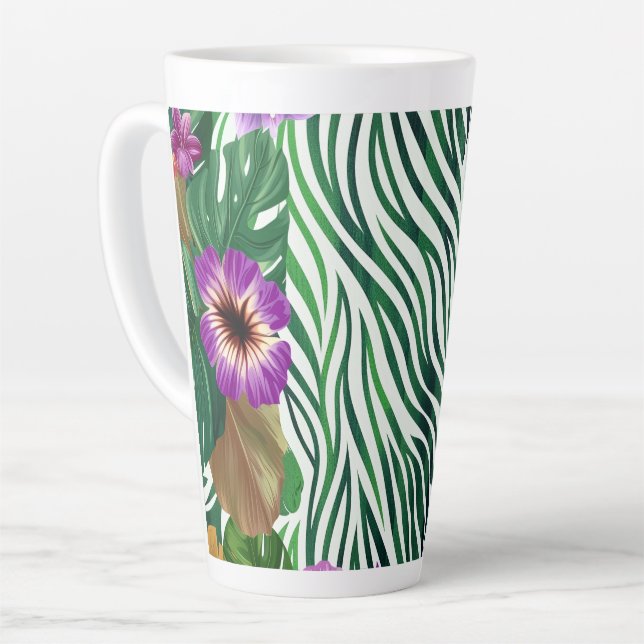 Wooing jungle harmony latte mug (Left Angle)