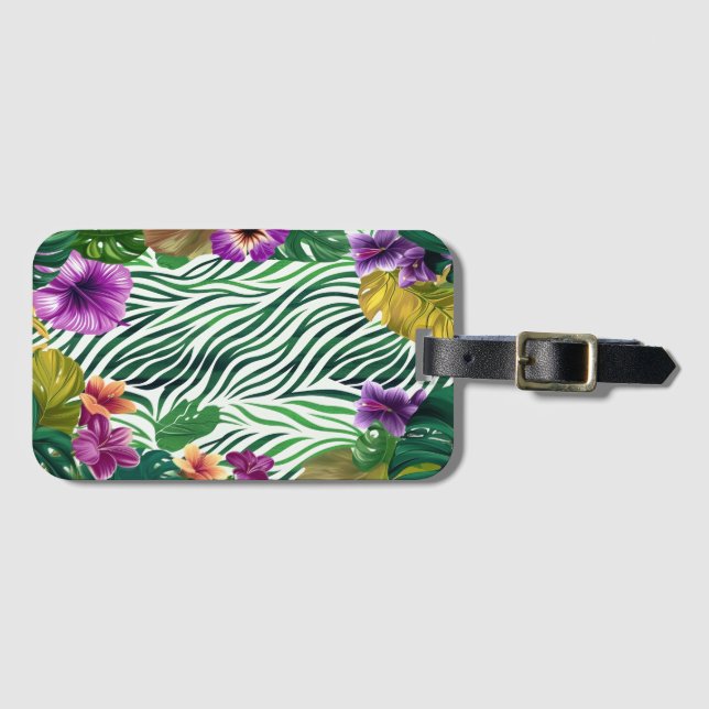 Wooing jungle harmony luggage tag (Front Horizontal)