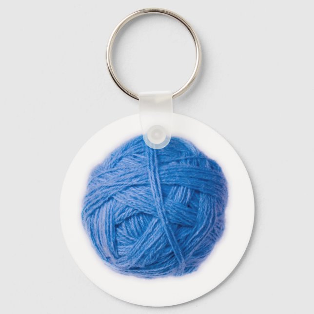 wool ball key ring (Front)