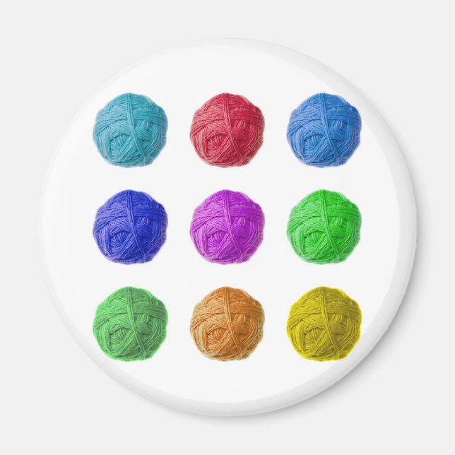 wool ball magnet (Front)