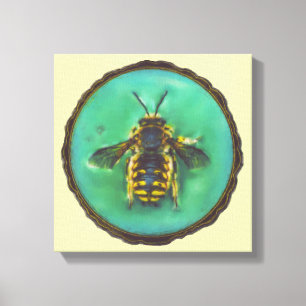Wool Carder Bee Canvas Print