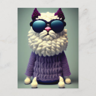 wool - dog # 1 postcard