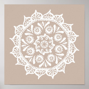 Wool Mandala Poster